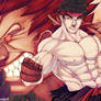 Ryu and Akuma