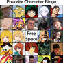 Favorite Character Bingo