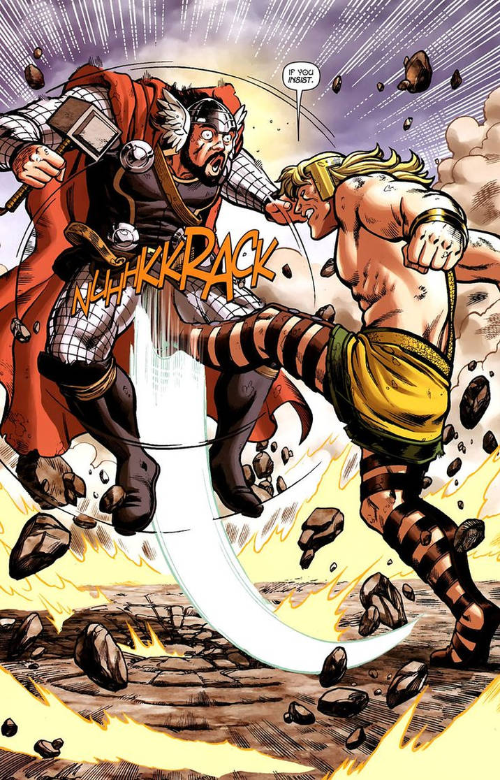 GOW Thor runs a Thor gauntlet - Battles - Comic Vine