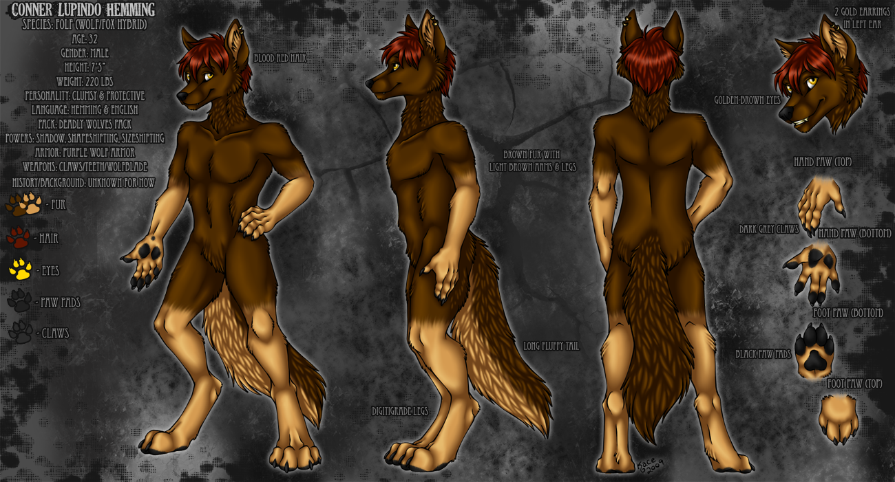 Conner - Ref Sheet Commish