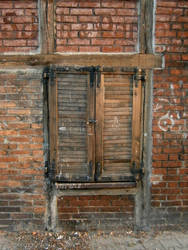 Old window shutter