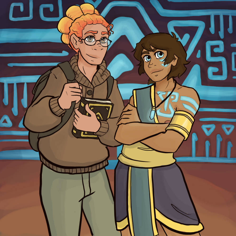 Milo and Riley: Atlantis AU by ReagentNein on DeviantArt