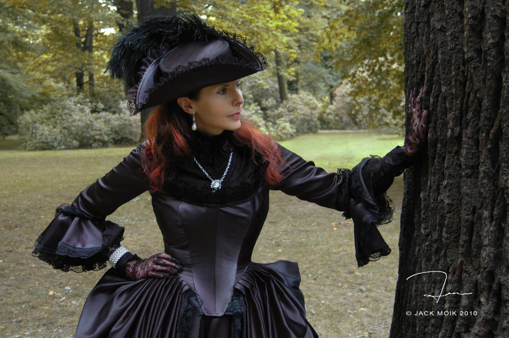 Black Rococo Gown