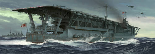 The last voyage of the Kaga