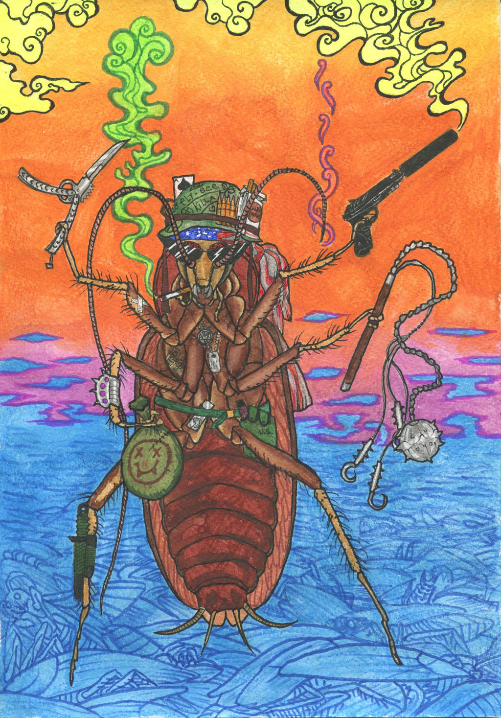 giant cockroach by CodeinCat on DeviantArt