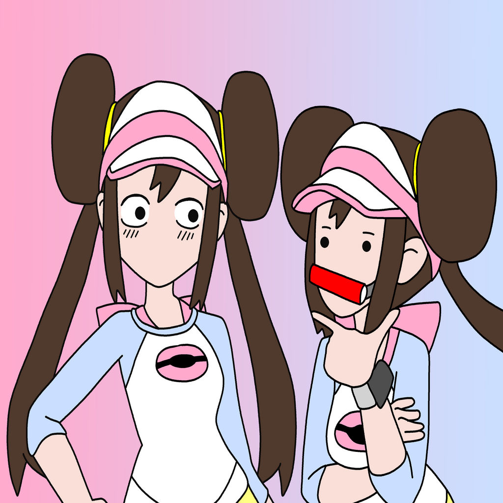 Pokemon: Rosa Komi and Rosa Nezuko Faces by TerryZillasaurus on DeviantArt
