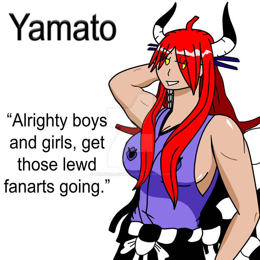 One Piece Yamato Fanart By Terryzillasaurus On Deviantart