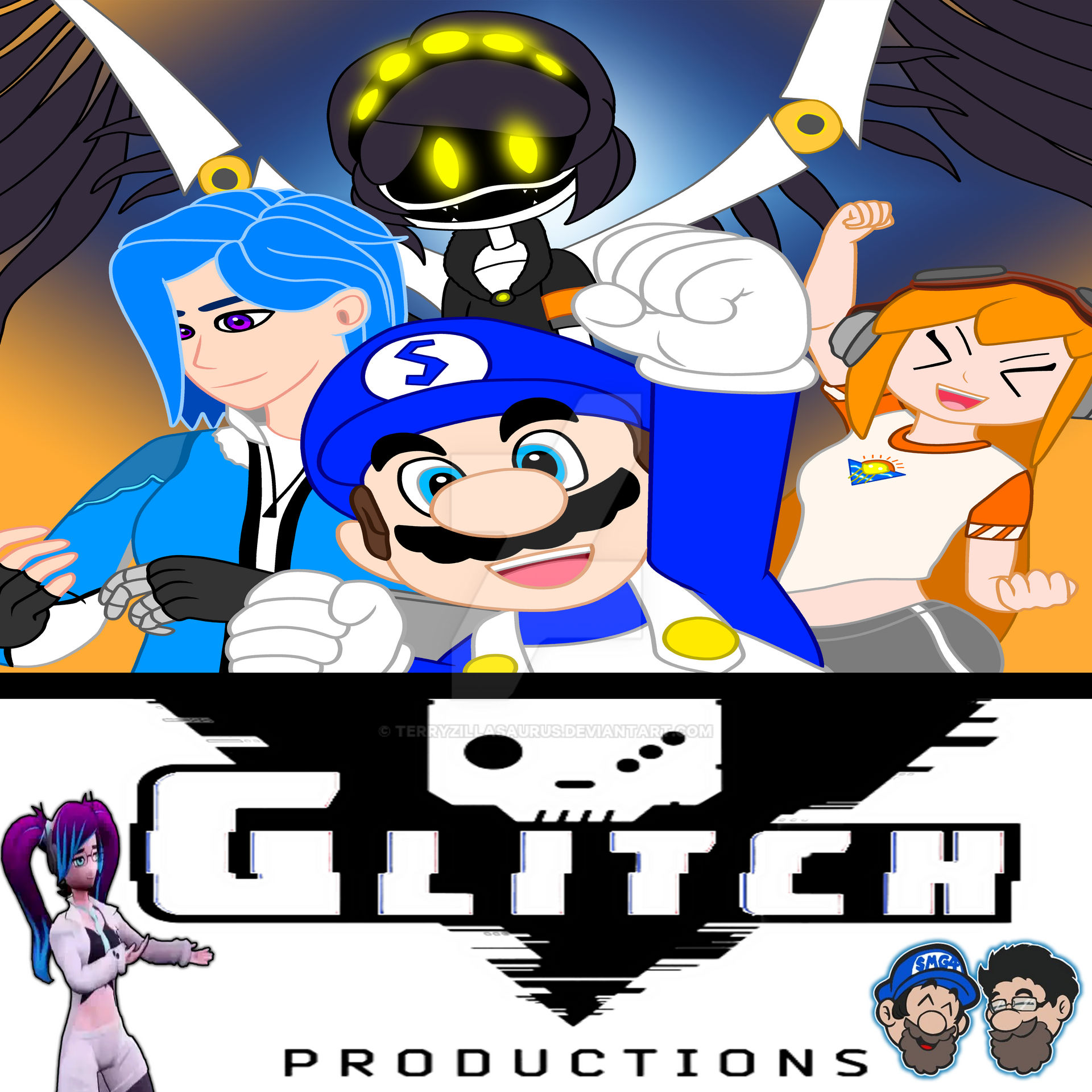 Glitch Productions Poster by TerryZillasaurus on DeviantArt