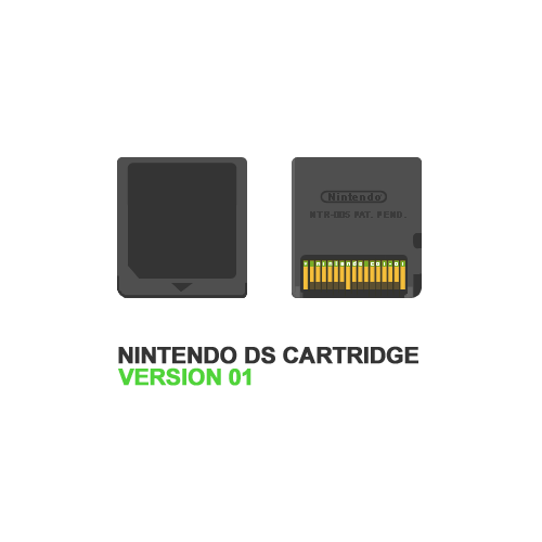 Nintendo ds blank shop cartridge