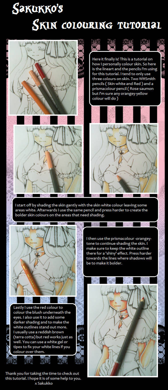 Colour Pencil Skin Colouring Tutorial by Sakukko on DeviantArt