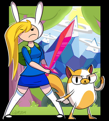Fionna and Cake by yangdeer on DeviantArt