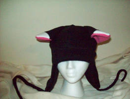 Black Foxy Winter Hat