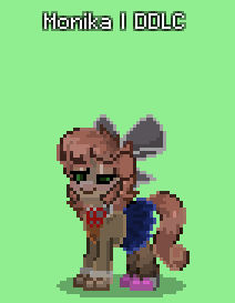 Monika Pony DDLC PONYTOWN Hard By TheNameless77 On DeviantArt monika-pony-ddlc-ponytown-hard-by-thenameless77-on-deviantart