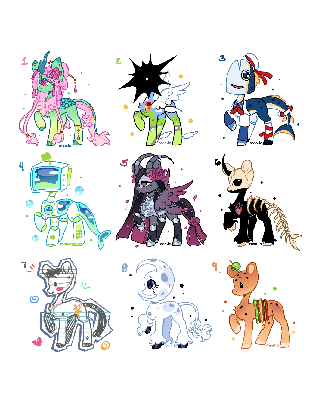 OPEN // KINDA WEIRD PONY COLLAB