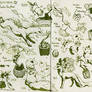 Sketchbook Spread: Esk and Bonsai