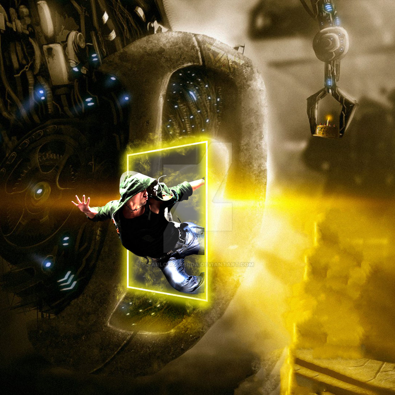 FLYING Through Portal by CarlosLacerda on DeviantArt