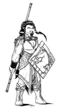 Talyn Wyvernmark, Female Dwarf Druid
