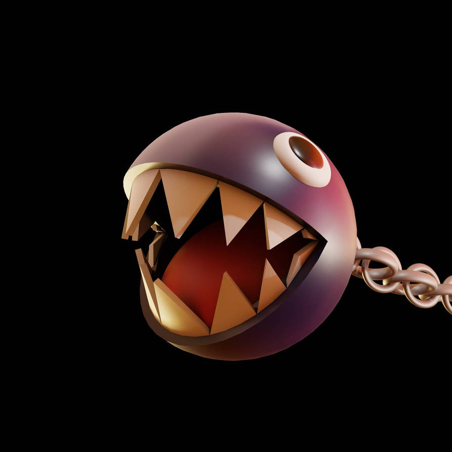 Chain Chomp I made in Blender by JLHardeman on DeviantArt