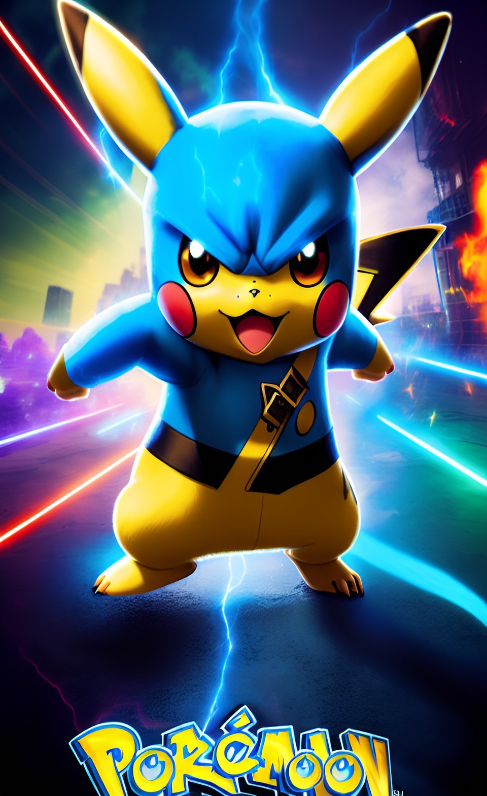 Pikachu Led Mask Masked Pikachu by DjedgeProd on DeviantArt