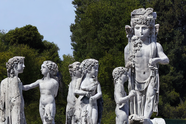 Statues Swathed Statues by DjedgeProd on DeviantArt