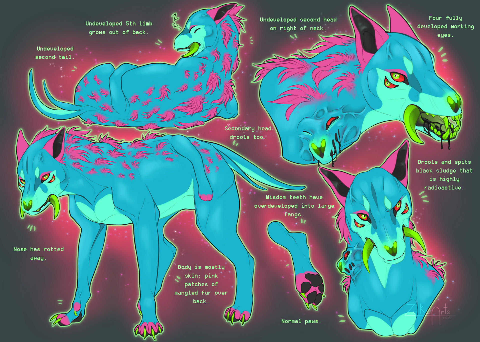 Allowed Mutations/Examples [Open Species] : . by L0ST-ECH0 on DeviantArt