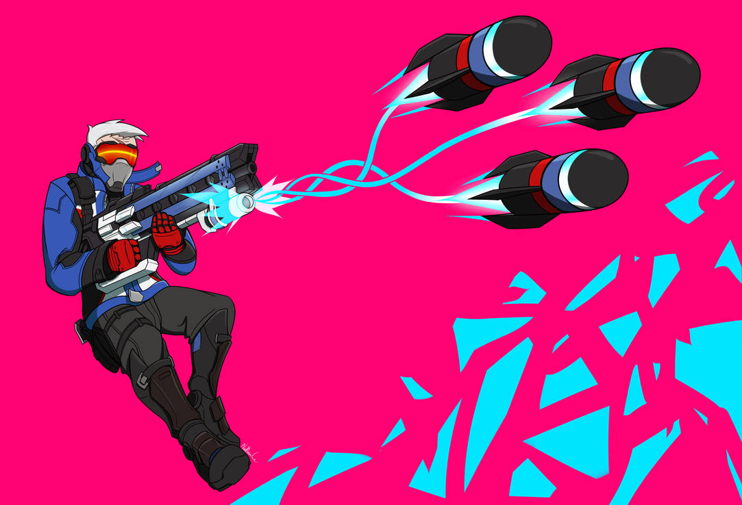 Helix Rockets Soldier 76: Helix Rockets by N810L3 on DeviantArt