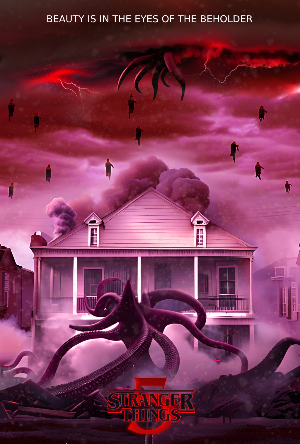 Stranger Things Season 5 Posters [Fan-Made] » Of Stranger Things  Stranger  things monster, Stranger things, Stranger things poster