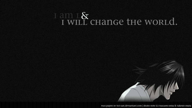 Death Note Wallpaper : L