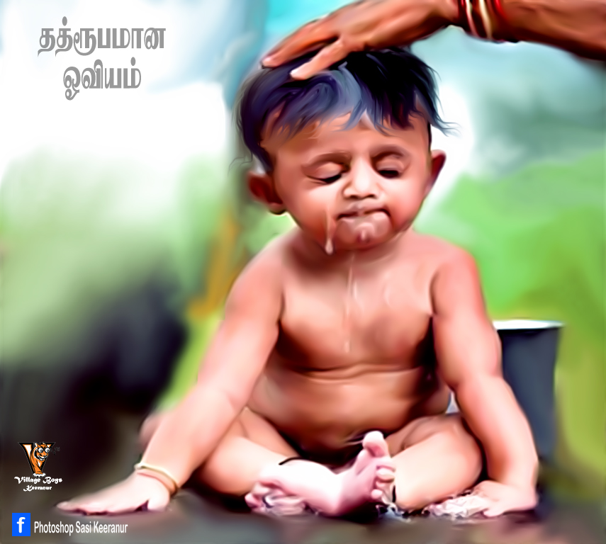 baby both art copy by photoshop sasi on