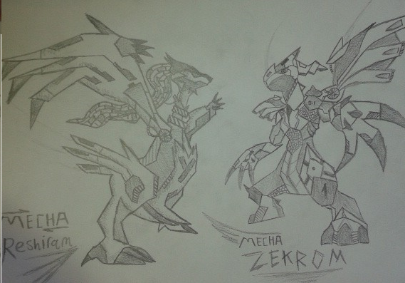 Pokemon Reshiram and Zekrom 42