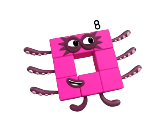 Numberblock 8 by TheMoonStarlight on DeviantArt