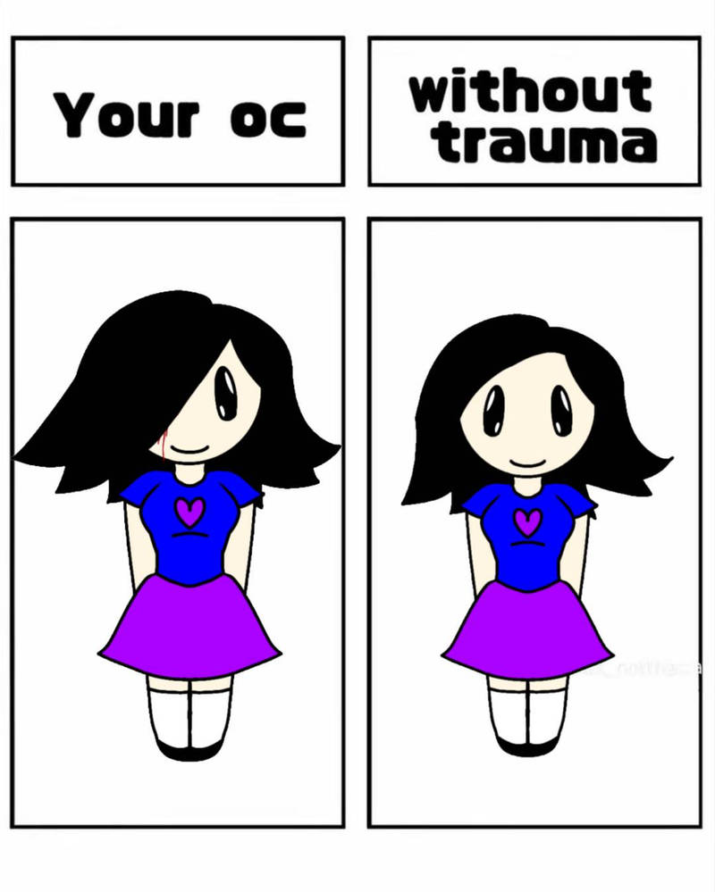 My oc with and without trauma by DrawShip0412 on DeviantArt
