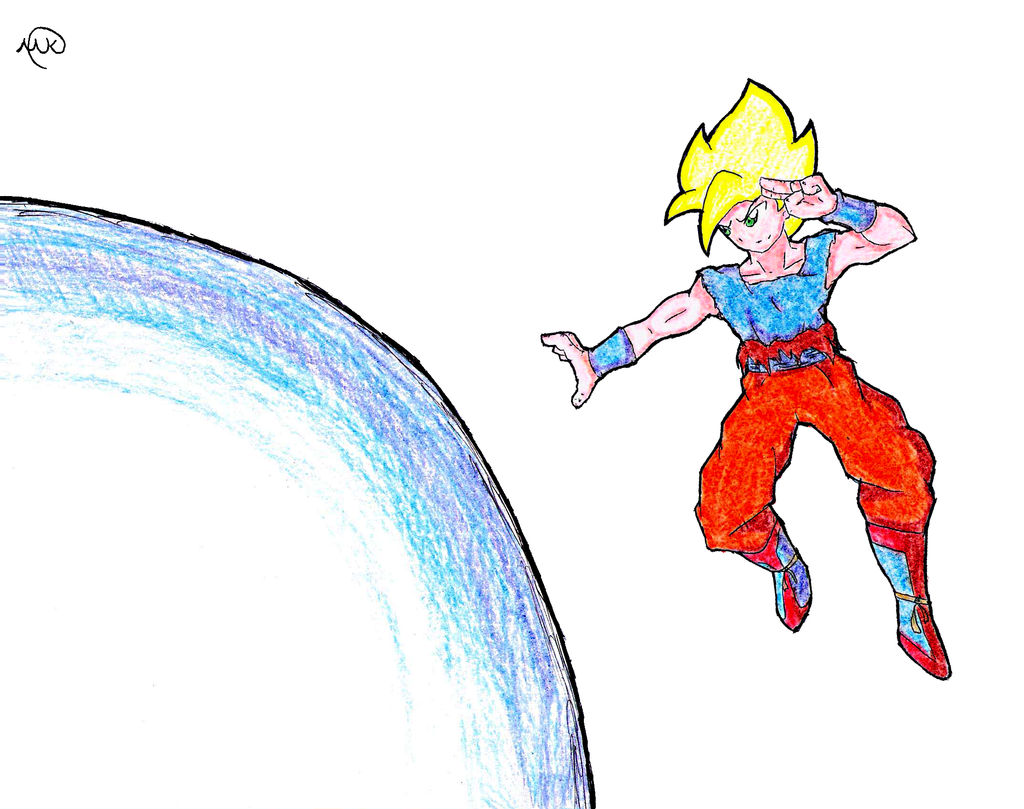 Dragon Ball - SSJ Son Goku Spirit Bomb