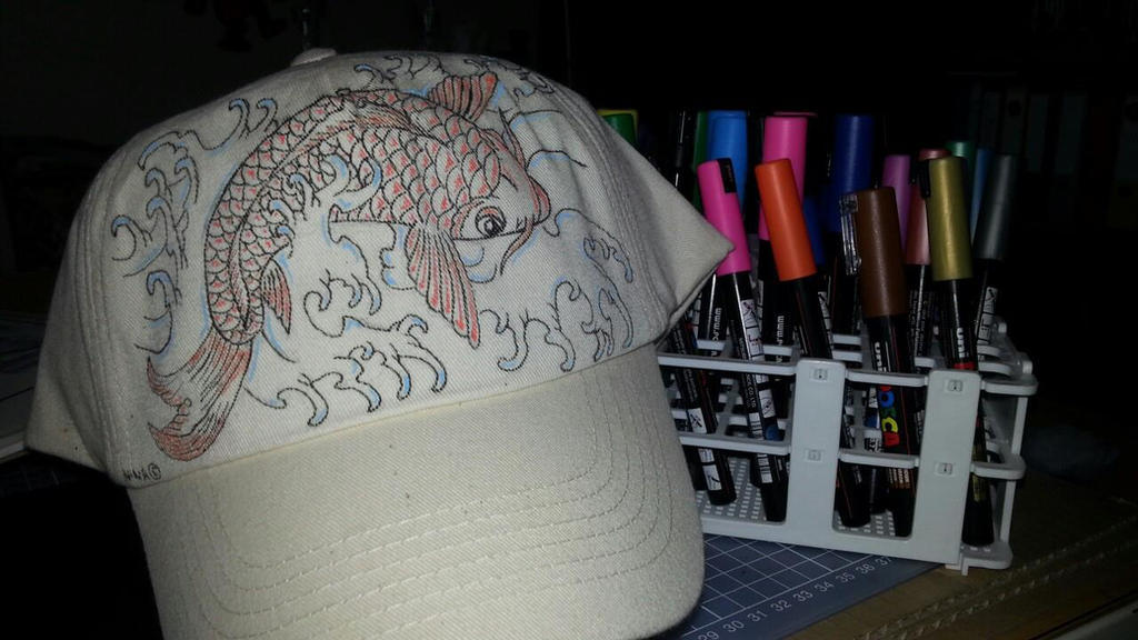 Carp Hat Pattern Koi carp cap by Nientjesweb on DeviantArt