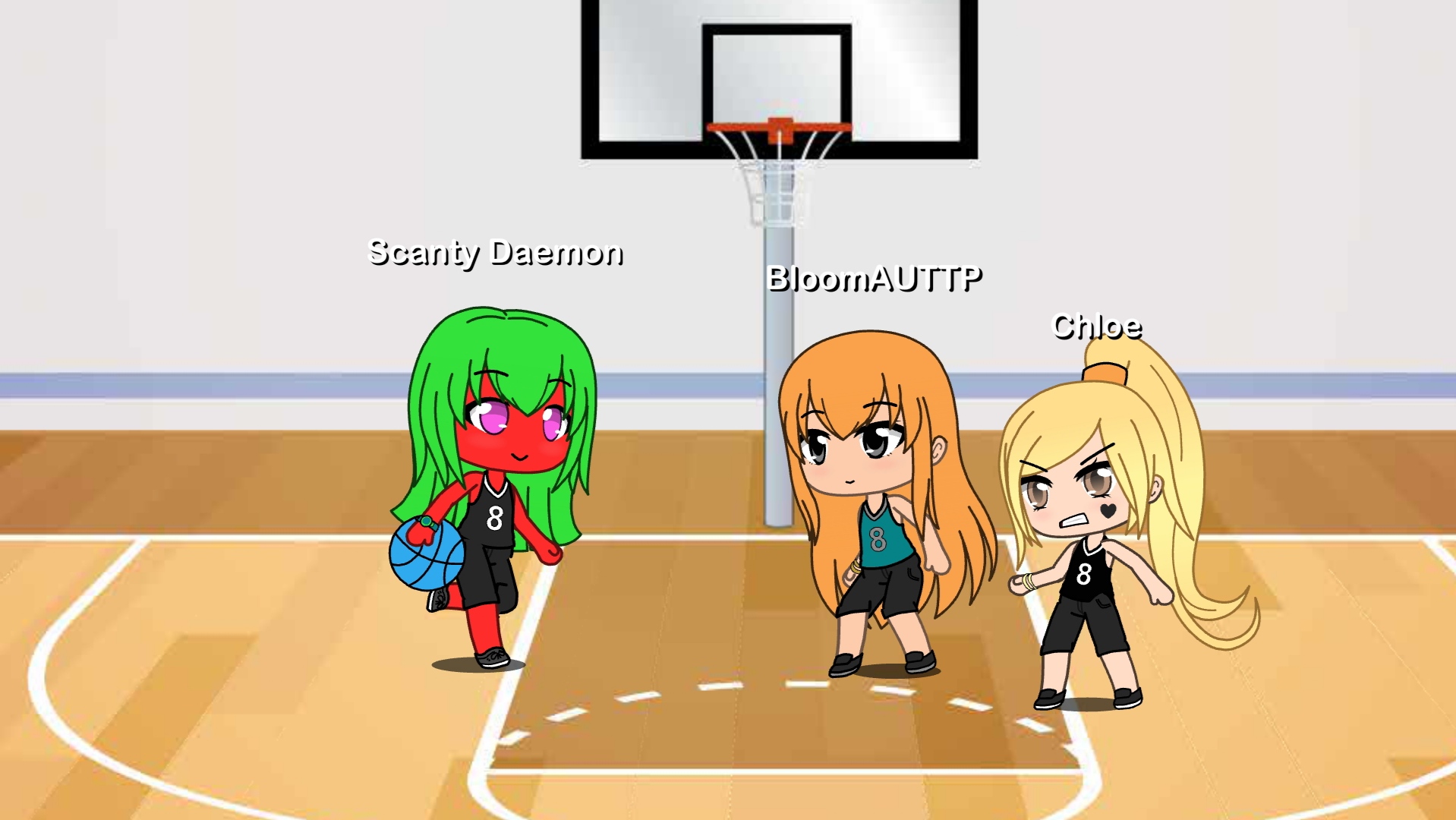 Me And Scanty Daemon AUTTP Playing Basketball by BloomAUTTP on DeviantArt