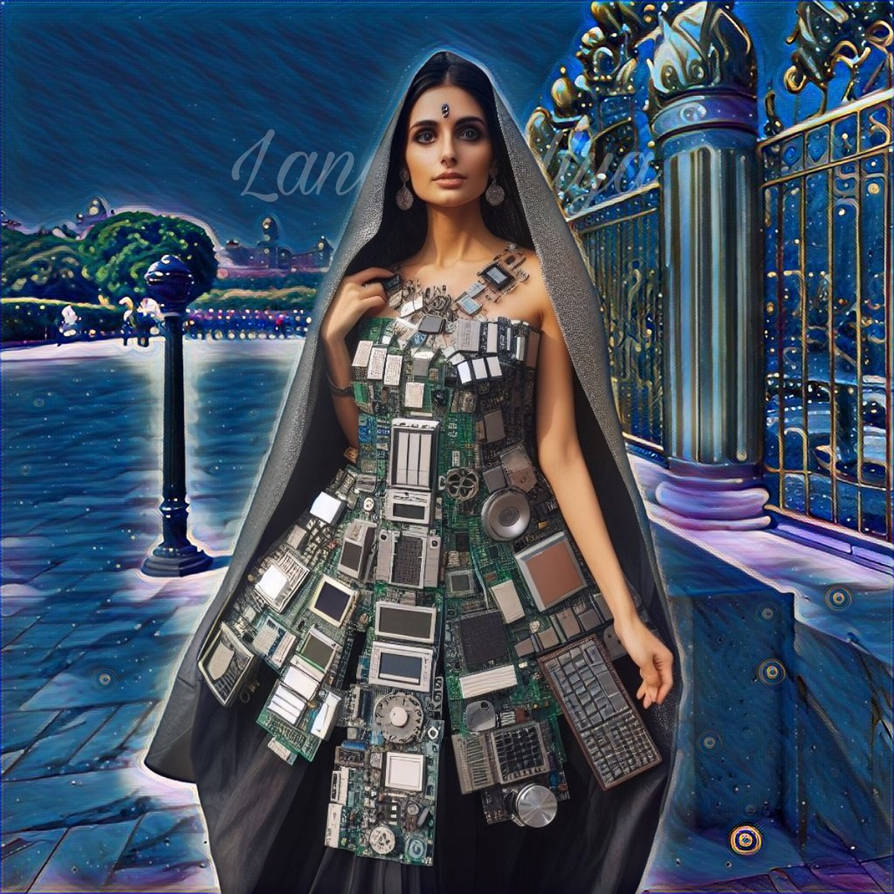 Femme computer by LanaKhallya on DeviantArt