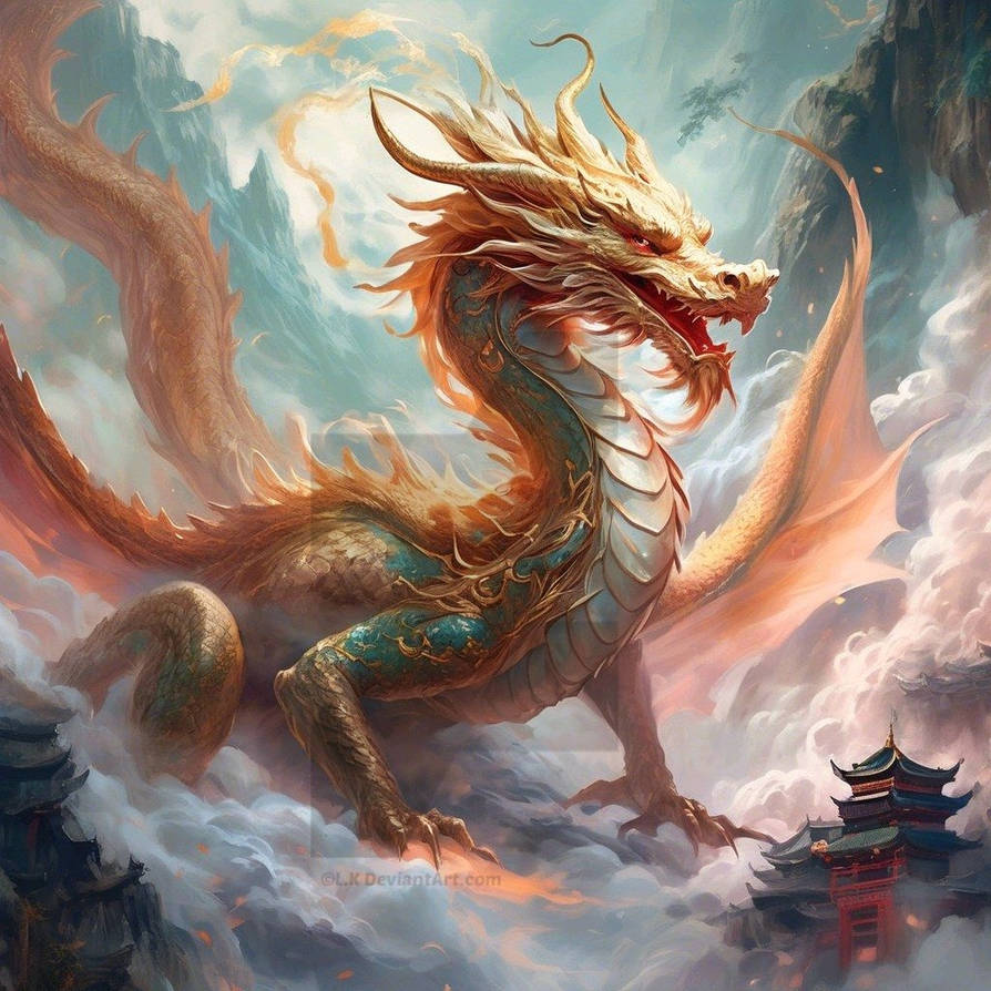 Chinese New Year Wooden Dragon by LanaKhallya on DeviantArt