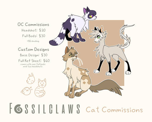 Cat OC Customs / Commissions - OPEN