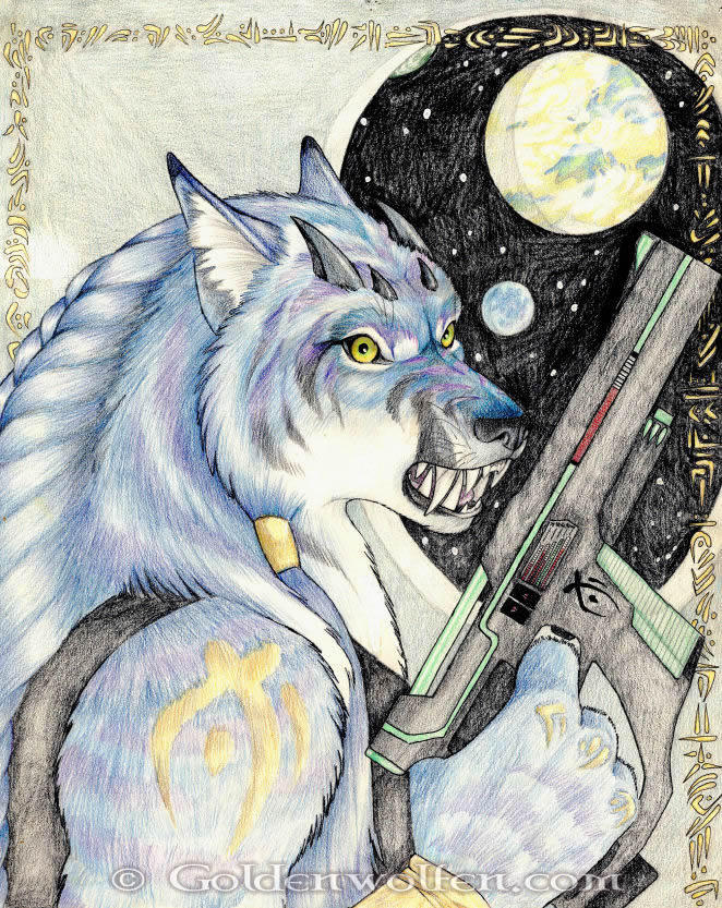 Alien Wolves Alien Wolf...thing. by Goldenwolf on DeviantArt