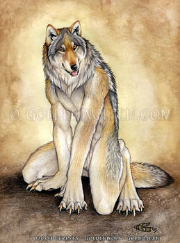 Sitting Wolf