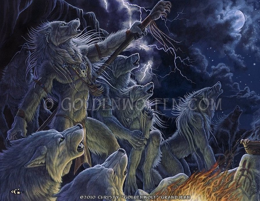 Calling The Storm - April by Goldenwolf