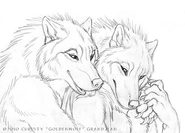 Cuddly Couples - Wolves 03