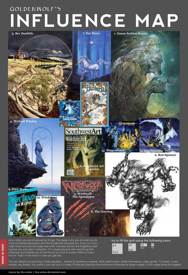 Influence Map by Goldenwolf on DeviantArt