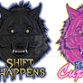 Snarlyfase Werewolf Stickers