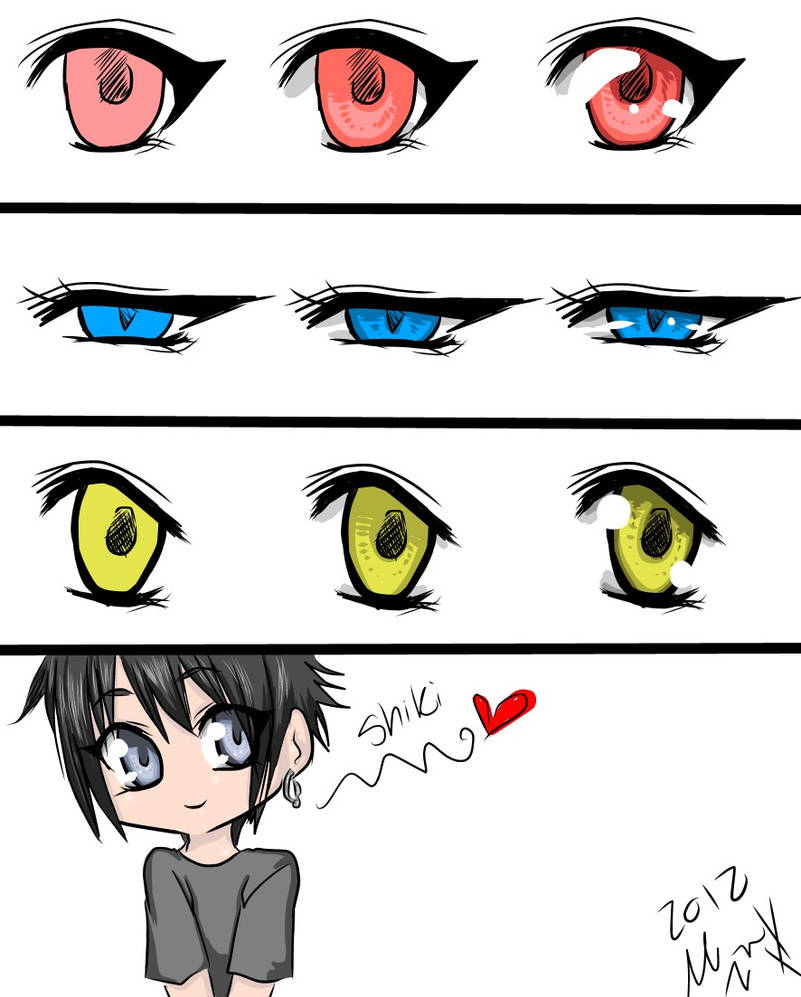 anime manga eyes coloring tutorial by ShikiAriandriNight on DeviantArt
