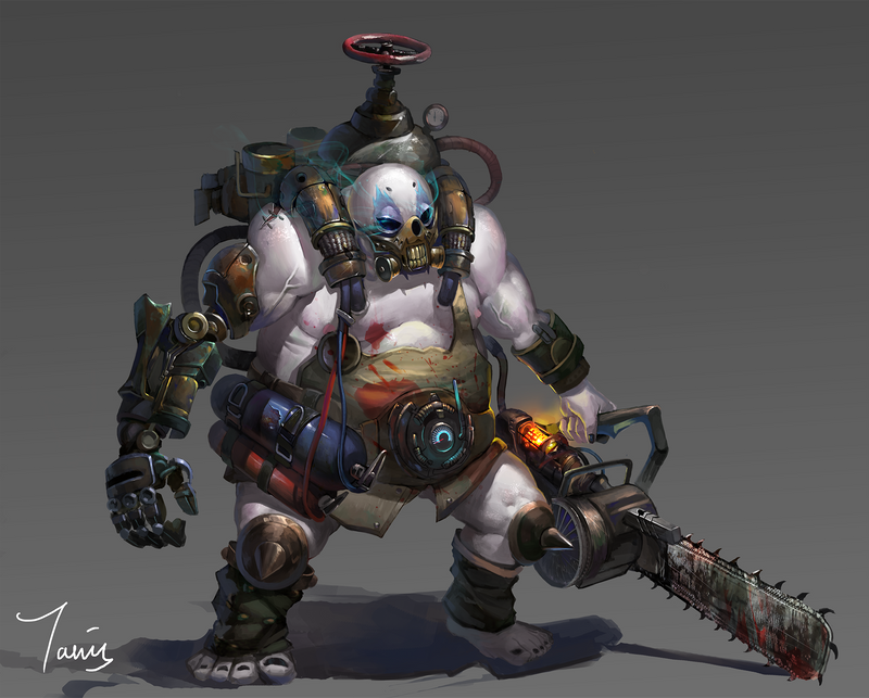 Steam-punk Butcher by Tanthalaz Steam-punk Butcher by Tanthalaz