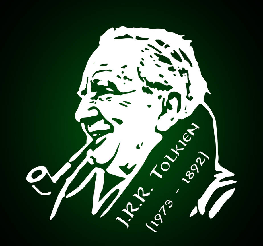 Tolkien Vector Portrait by StrayCatGraphics
