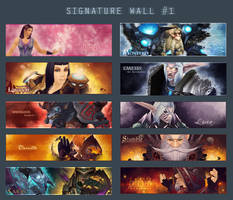 Signature wall 1