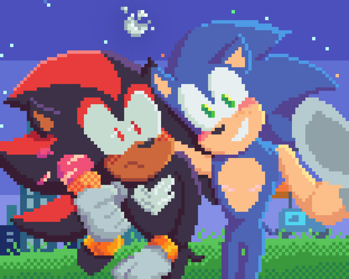 Sonic n Shadow by flamprinces on DeviantArt