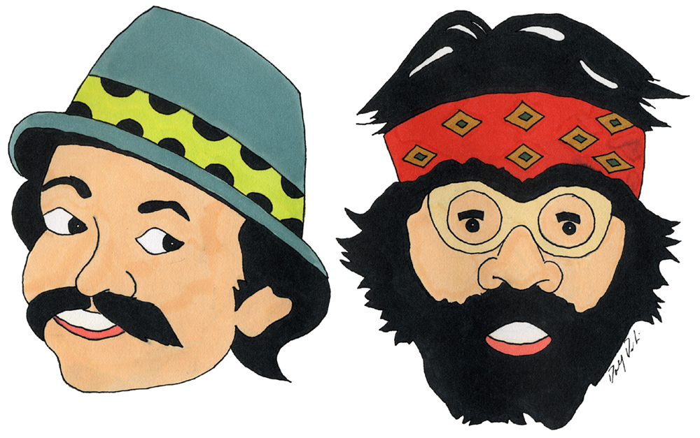 Cheech and Chong by DolfD on DeviantArt